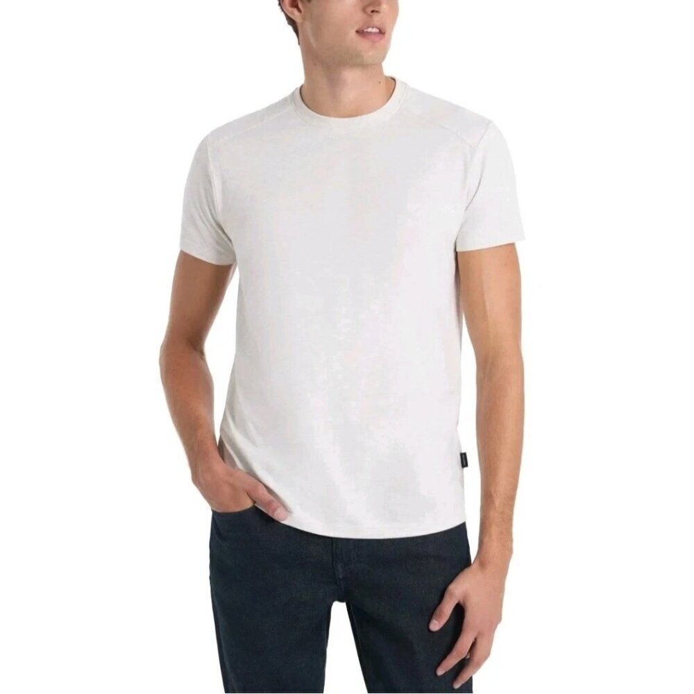 NEW Kenneth Cole Men's M Light Gray T-Shirt   4-Way Stretch & Comfort